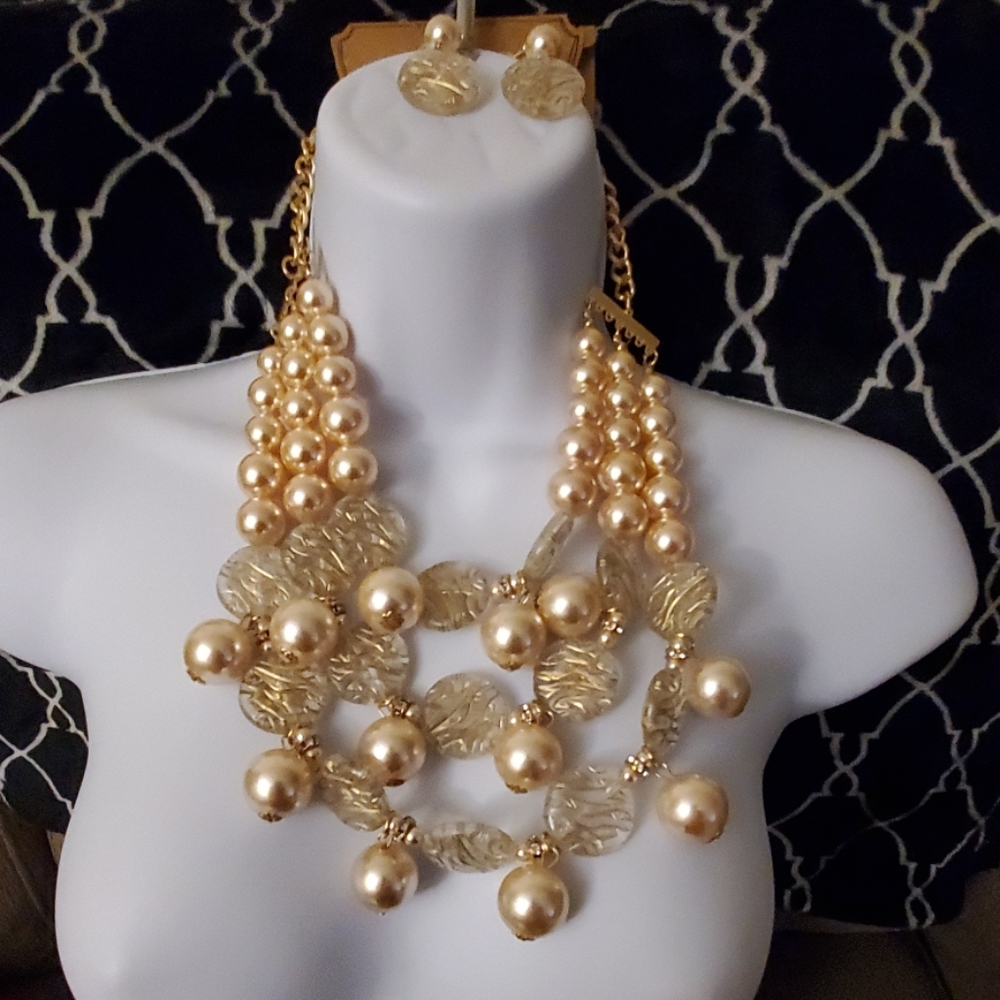 Necklace and Earrings